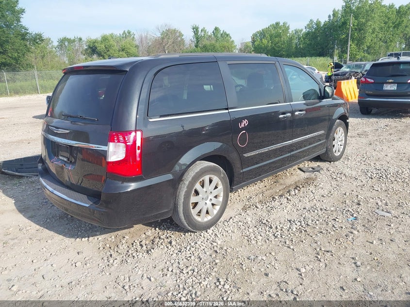 Vin: 2c4rc1bg8gr261083, lot: 46130865, chrysler town & country touring 20164