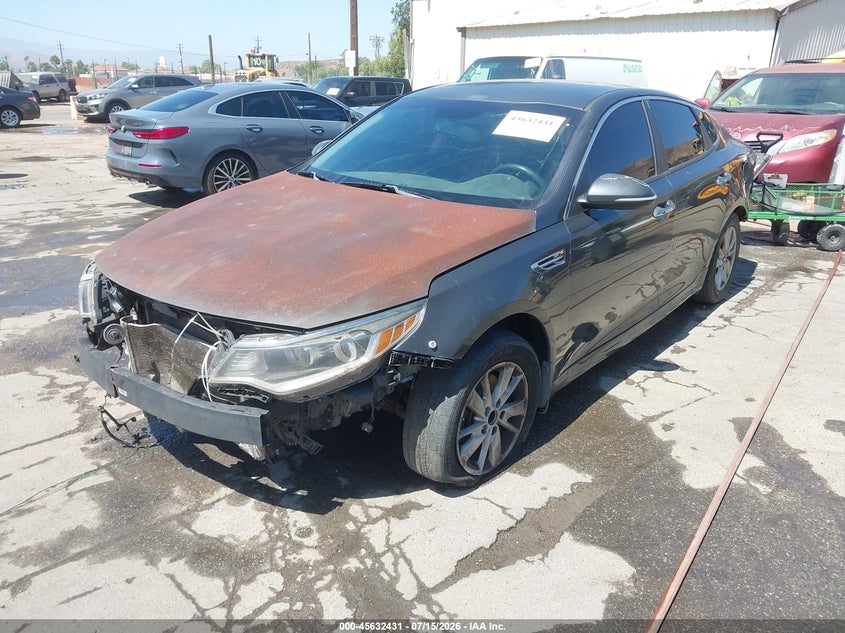 Vin: knagt4l38g5072349, lot: 46130897, kia optima lx 20162