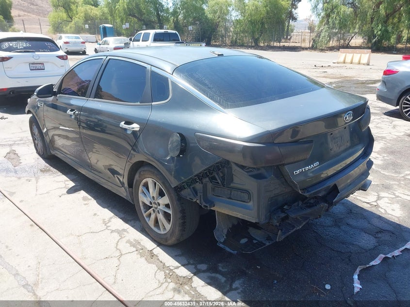 Vin: knagt4l38g5072349, lot: 46130897, kia optima lx 20163