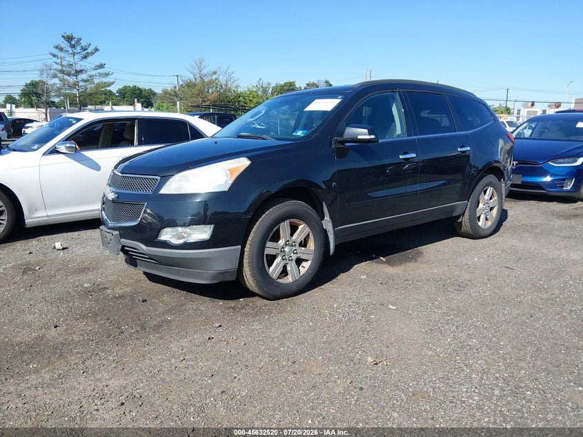 Vin: 1gnkvged5cj394454, lot: 46130986, chevrolet traverse lt w/1lt 20122