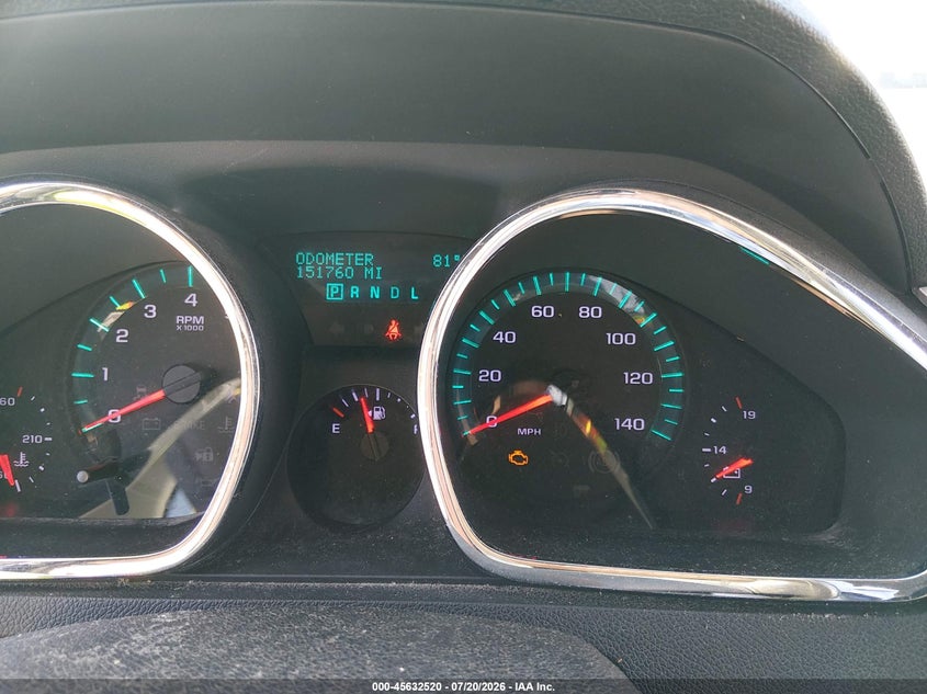 2012 Chevrolet Traverse Lt W/1Lt VIN: 1GNKVGED5CJ394454 Lot: 45632520