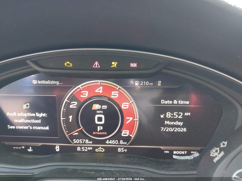 2019 AUDI S5 auction photo 7