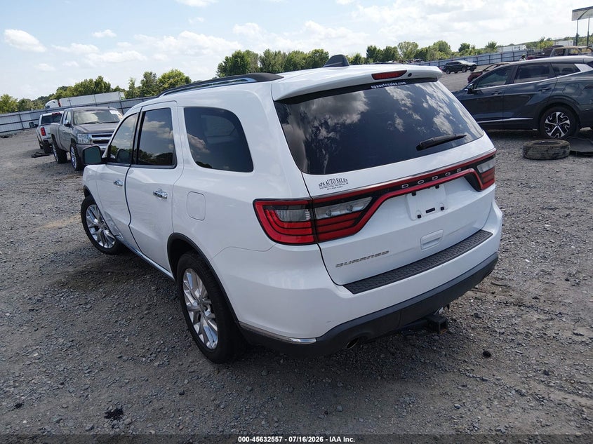 Vin: 1c4rdhag3gc483353, lot: 46131023, dodge durango sxt 20163