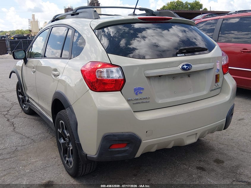 Vin: jf2gpamc9f8243001, lot: 46131025, subaru xv crosstrek 2.0i limited 20153
