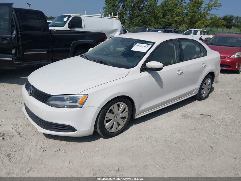 2012 Volkswagen Jetta 2.5l Se 3VWDP7AJ5CM411891 photo 1
