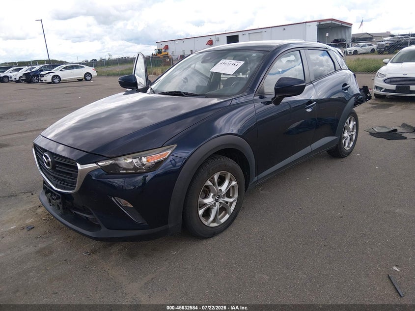 Vin: jm1dkfb72k0401903, lot: 46131050, mazda cx-3 sport 20192