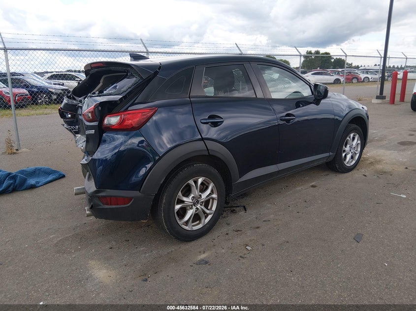 Vin: jm1dkfb72k0401903, lot: 46131050, mazda cx-3 sport 20194