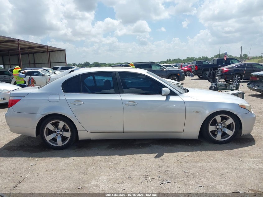 2005 BMW 525I VIN: WBANA53585B856825 Lot: 45632599