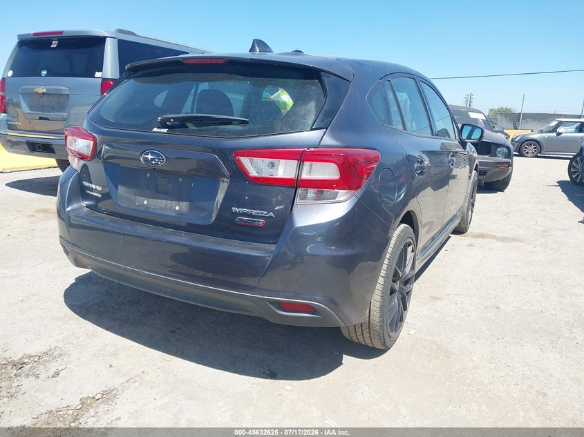 Vin: 4s3gtak69h3713812, lot: 46131091, subaru impreza 2.0i sport 20174