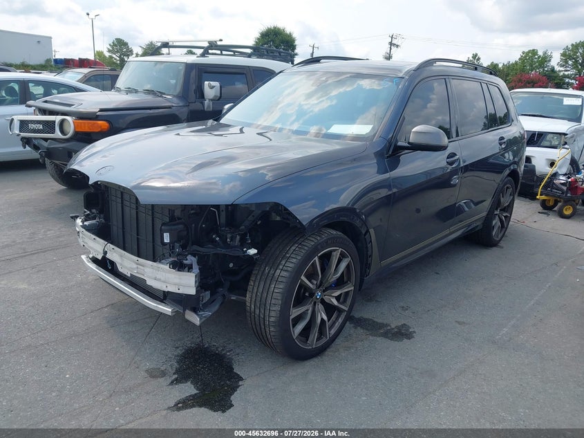 Vin: 5uxcx6c01n9l68034, lot: 46131162, bmw x7 m50i 20222