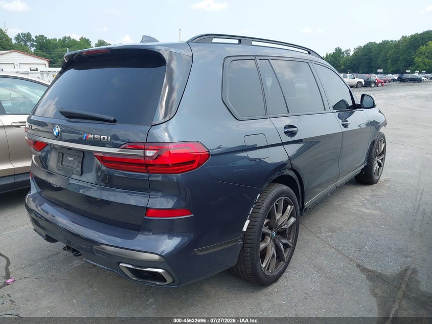 Vin: 5uxcx6c01n9l68034, lot: 46131162, bmw x7 m50i 20224