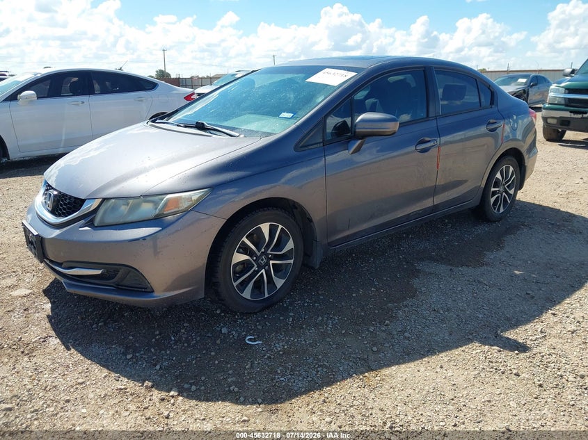Vin: 19xfb2f83fe113695, lot: 46131184, honda civic ex 20152
