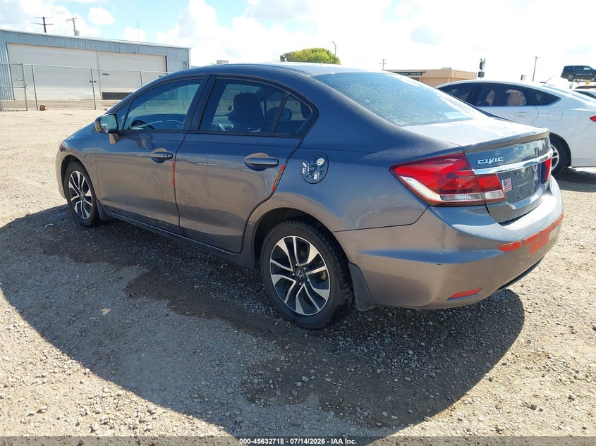 Vin: 19xfb2f83fe113695, lot: 46131184, honda civic ex 20153