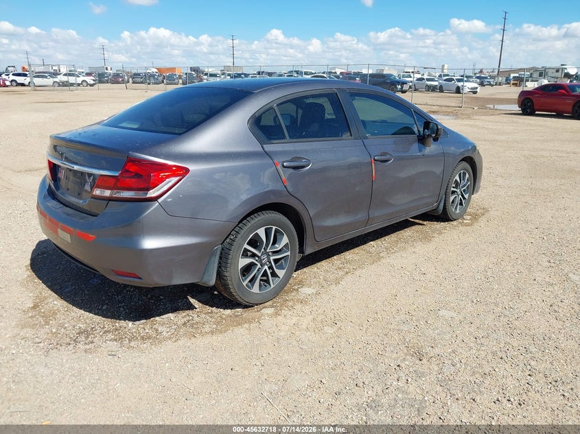 Vin: 19xfb2f83fe113695, lot: 46131184, honda civic ex 20154