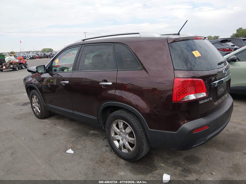 2013 KIA SORENTO auction photo 3