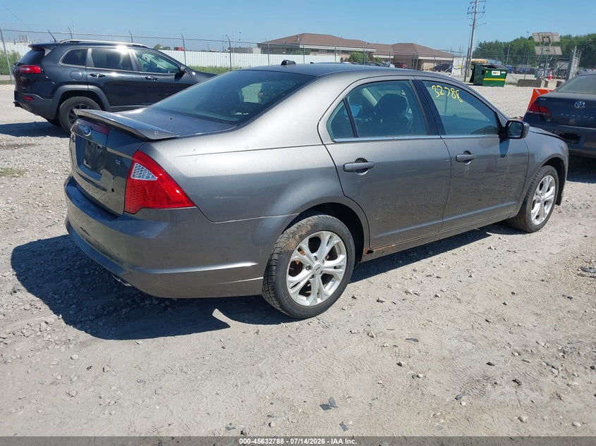 Vin: 3fahp0ha0cr124680, lot: 46131254, ford fusion se 20124