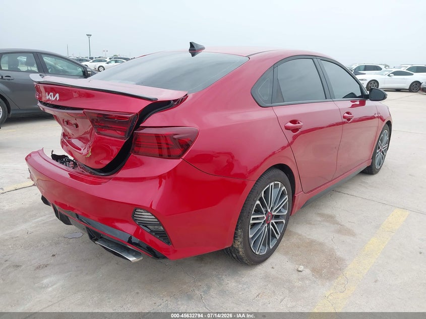 Vin: 3kpf44ac0pe617723, lot: 46131260, kia forte gt 20234