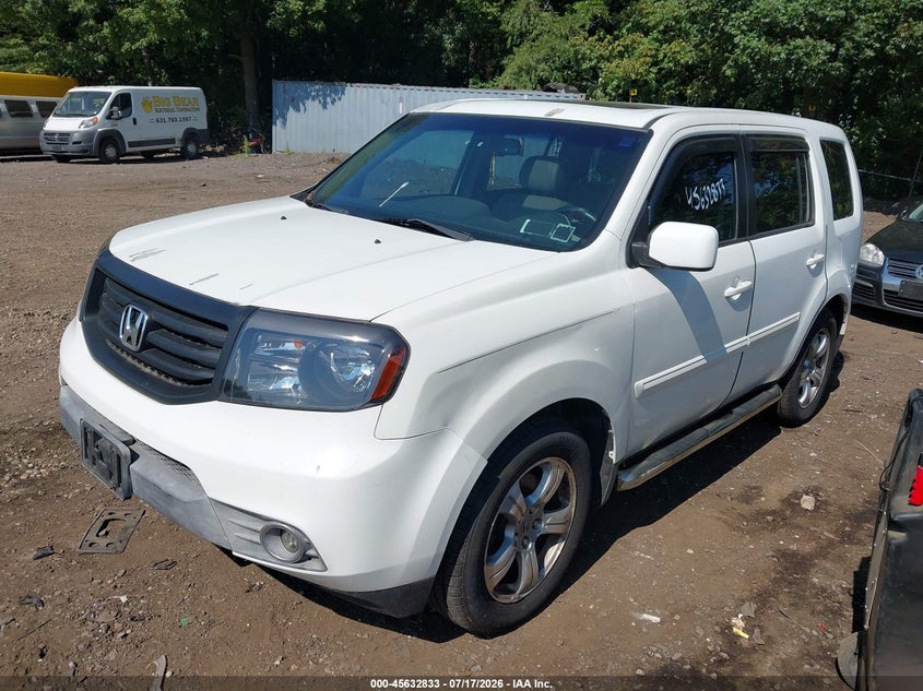 2012 Honda Pilot Ex-L 5FNYF3H53CB025757 photo 1