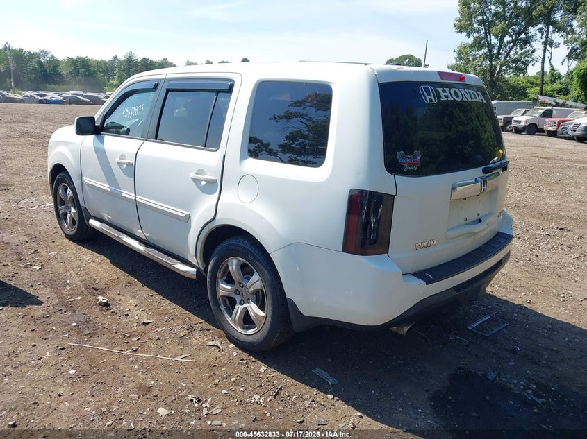 Vin: 5fnyf3h53cb025757, lot: 46131299, honda pilot ex-l 20123