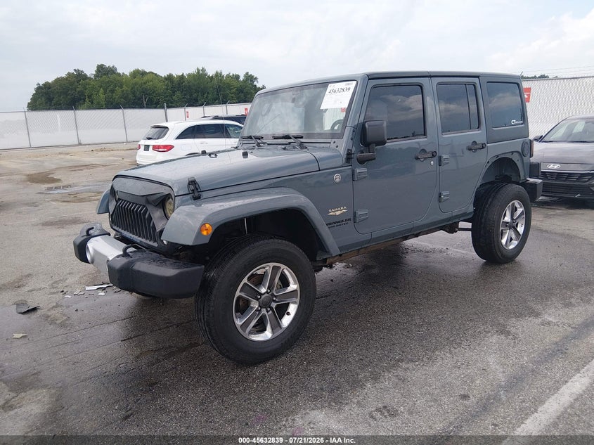 2014 Jeep Wrangler, Правый бок, IAAI, VIN 1C4BJWEG3EL263166 — фото 2