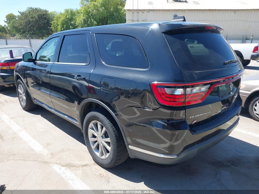 Vin: 1c4rdjag5jc143541, lot: 46131309, dodge durango sxt awd 20183