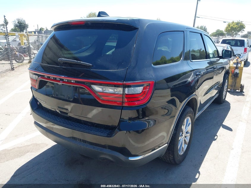 Vin: 1c4rdjag5jc143541, lot: 46131309, dodge durango sxt awd 20184