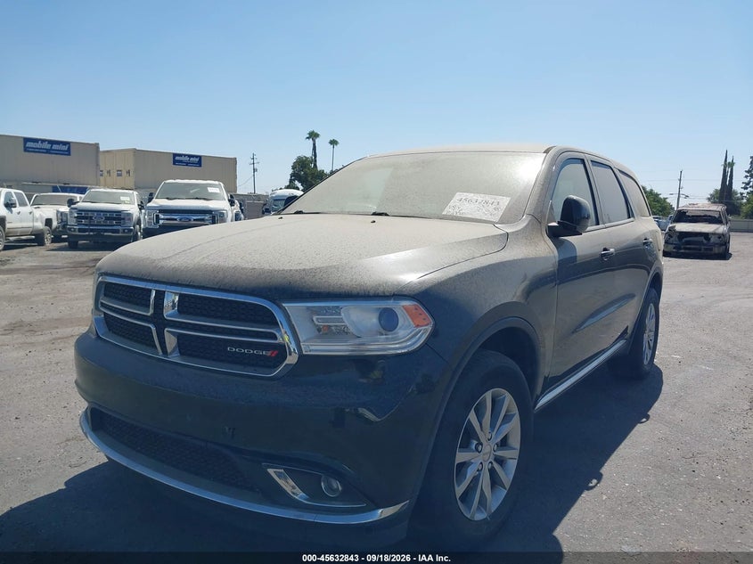 Vin: 1c4rdjag5jc143541, lot: 46131309, dodge durango sxt awd 20182
