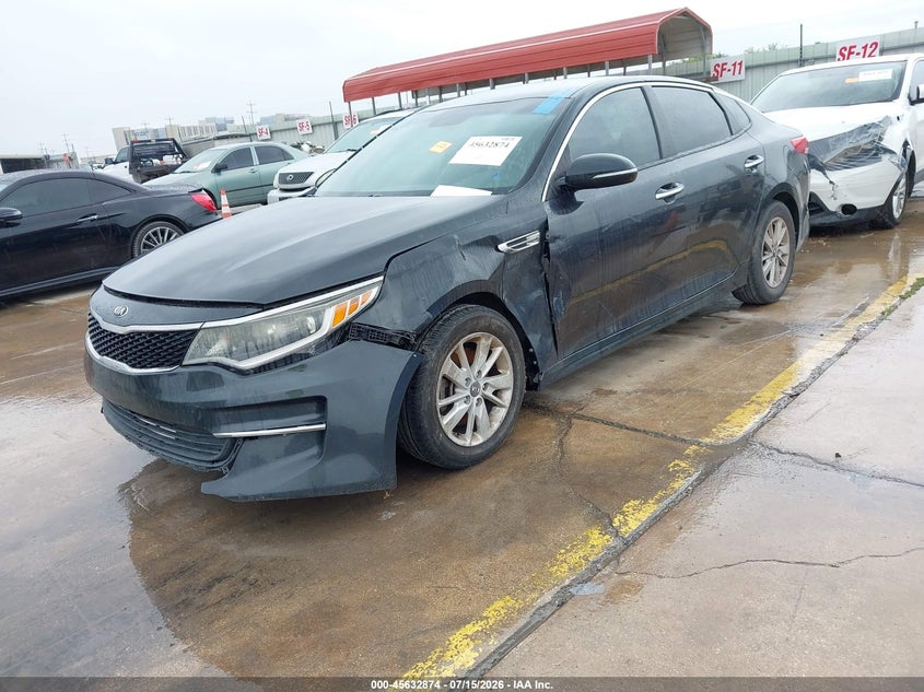 Vin: 5xxgt4l35gg022989, lot: 46131340, kia optima lx 20162