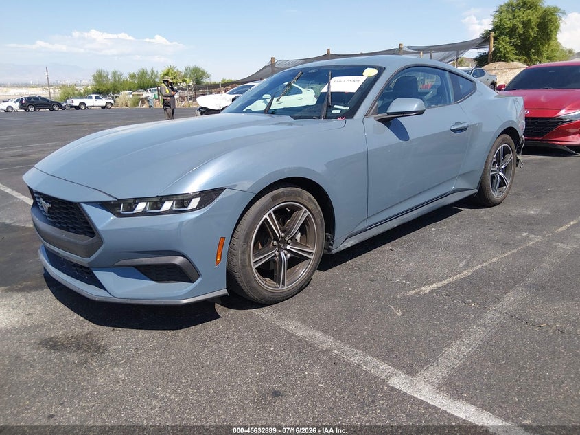2024 Ford Mustang Ecoboost Fastback, Rear, IAAI, VIN 1FA6P8TH9R5106815 — photo 2