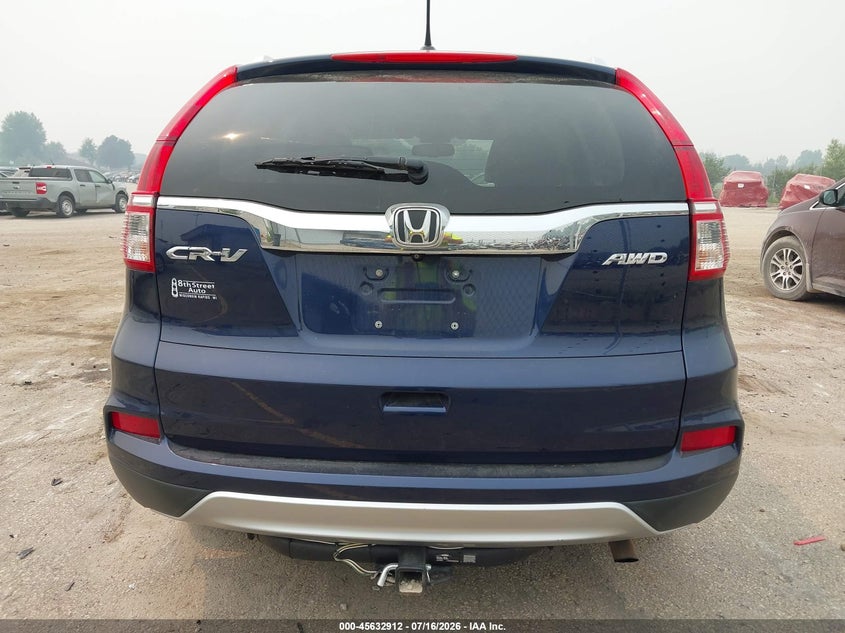 2016 HONDA CR-V SPORT UTILITY VEHICLE 2.4L I-4 DI, DOHC, VVT, 185HP