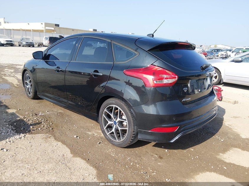 Vin: 1fadp3k23fl357991, lot: 46131411, ford focus se 20153