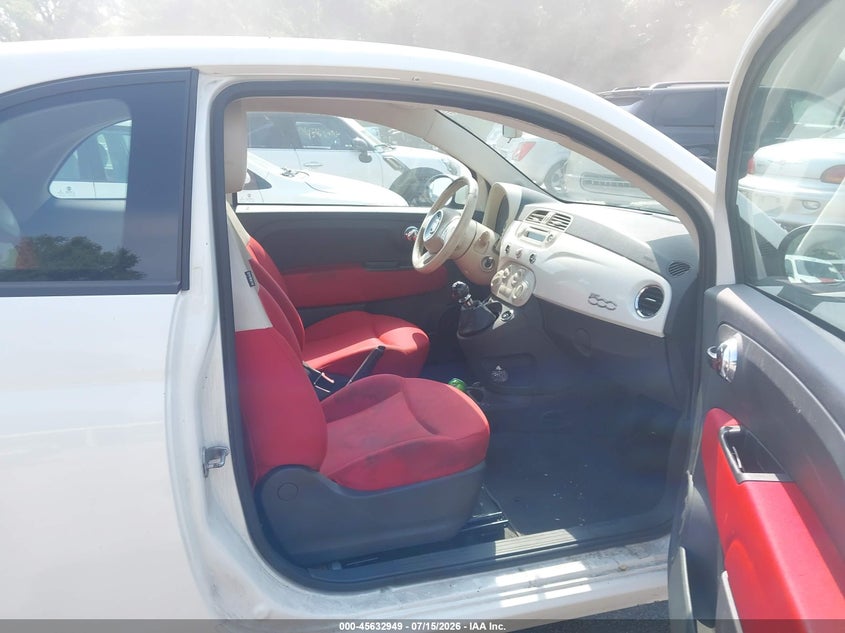 2013 Fiat 500 Pop VIN: 3C3CFFAR5DT629147 Lot: 45632949