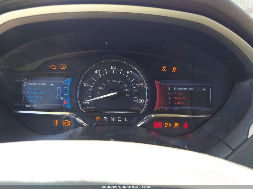 2013 LINCOLN MKZ HYBRID auction photo 7