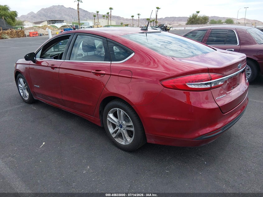 2018 FORD FUSION HYBRID auction photo 3