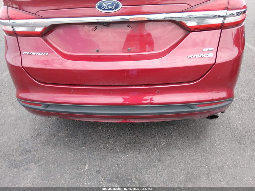 2018 FORD FUSION HYBRID auction photo 6