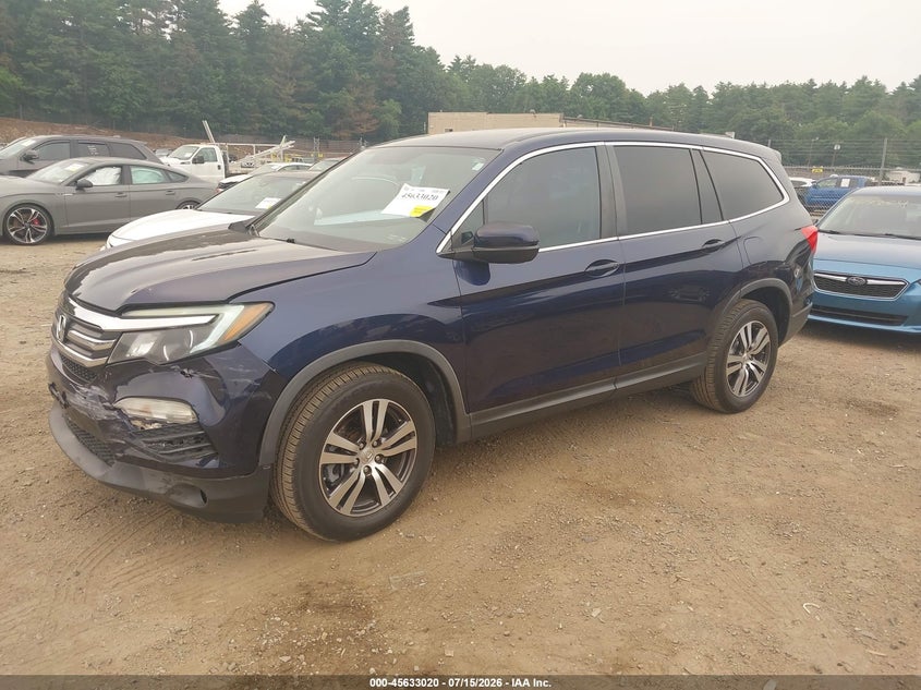 Vin: 5fnyf5h39hb020533, lot: 46131486, honda pilot ex 20172
