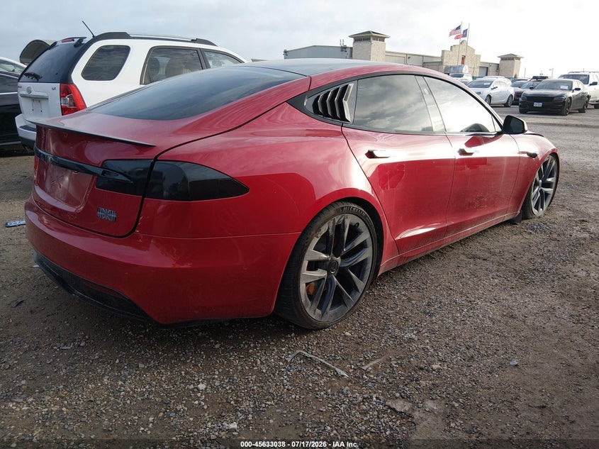 2022 TESLA MODEL S auction photo 4