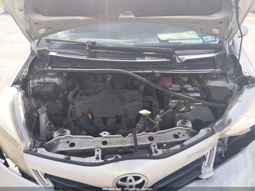 2012 Toyota Yaris Le VIN: JTDJTUD3XCD528780 Lot: 45633040