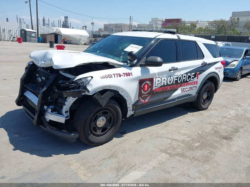 Vin: 1fm5k8aw2lga84458, lot: 46131534, ford police interceptor utility 20202