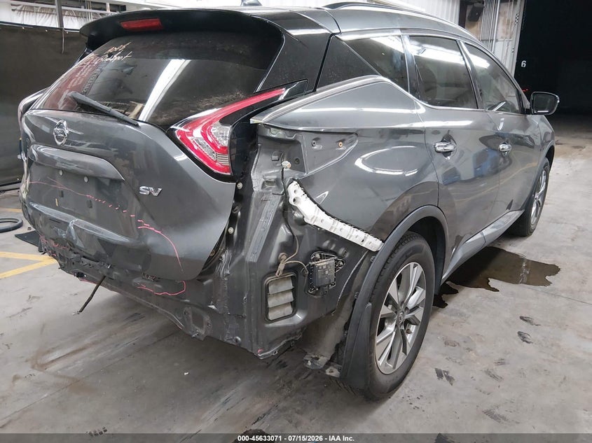2018 Nissan Murano Sv VIN: 5N1AZ2MG2JN203047 Lot: 45633071