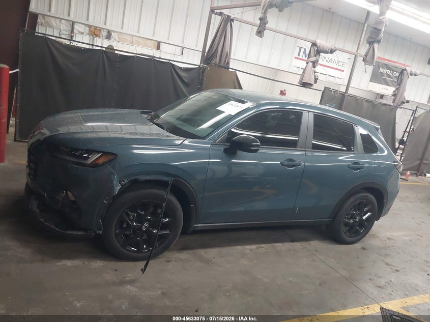 2025 Honda Hr-V 2Wd Sport VIN: 3CZRZ1H51SM712045 Lot: 45633075