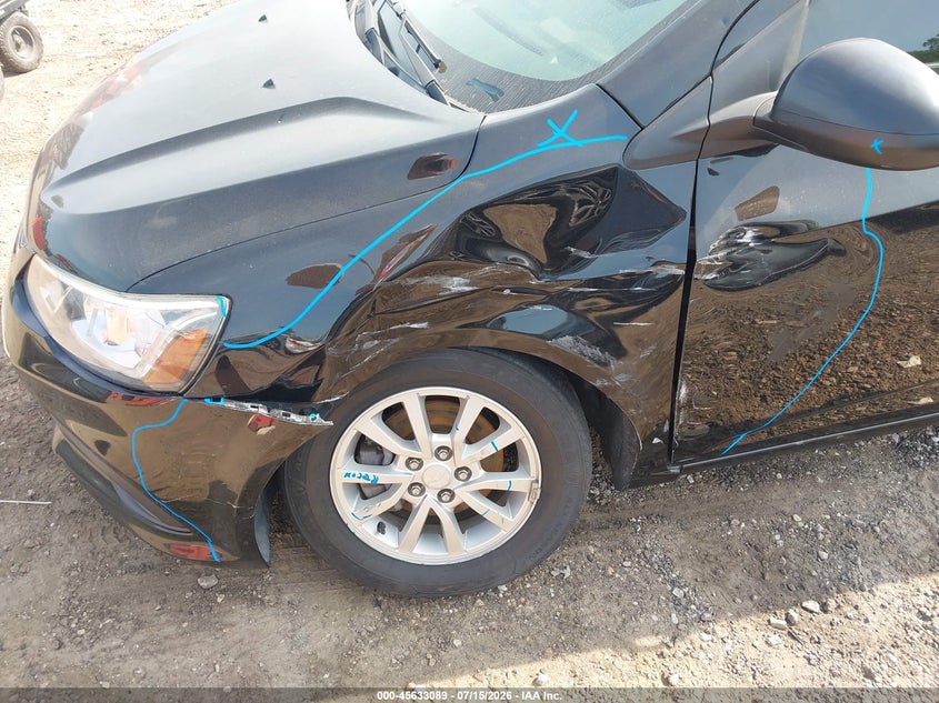 2017 Chevrolet Sonic Lt Auto VIN: 1G1JD5SH4H4158976 Lot: 45633089