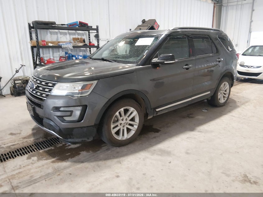 Vin: 1fm5k7d81hgb30537, lot: 46131585, ford explorer xlt 20172