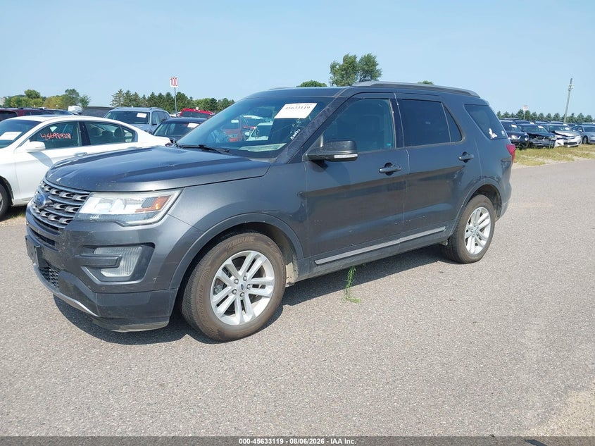 Vin: 1fm5k7d81hgb30537, lot: 46131585, ford explorer xlt 20172