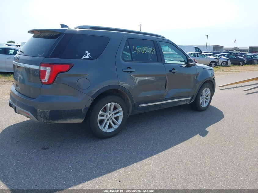 Vin: 1fm5k7d81hgb30537, lot: 46131585, ford explorer xlt 20174