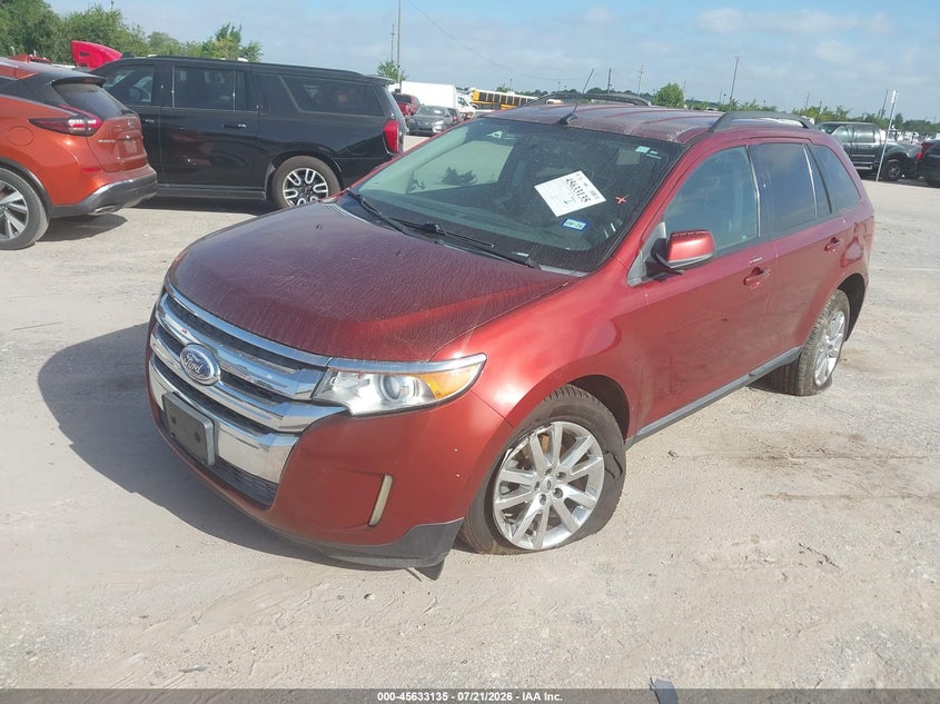 Vin: 2fmdk3jc2eba10147, lot: 46131601, ford edge sel 20142