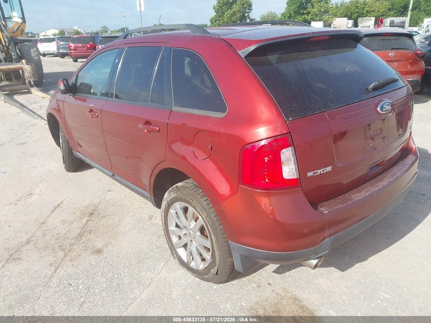 Vin: 2fmdk3jc2eba10147, lot: 46131601, ford edge sel 20143