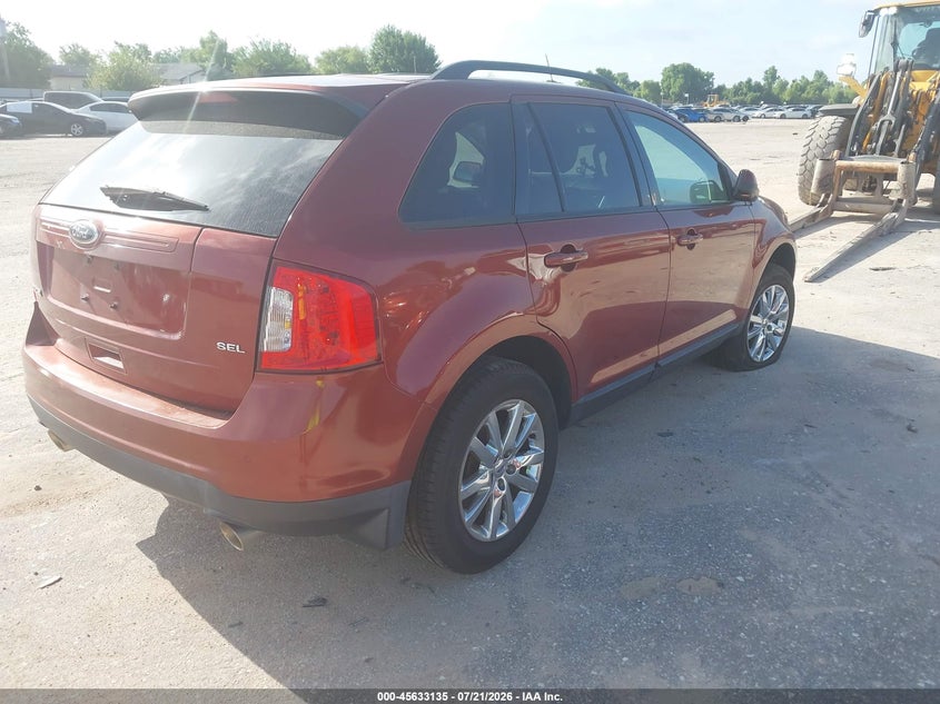 Vin: 2fmdk3jc2eba10147, lot: 46131601, ford edge sel 20144