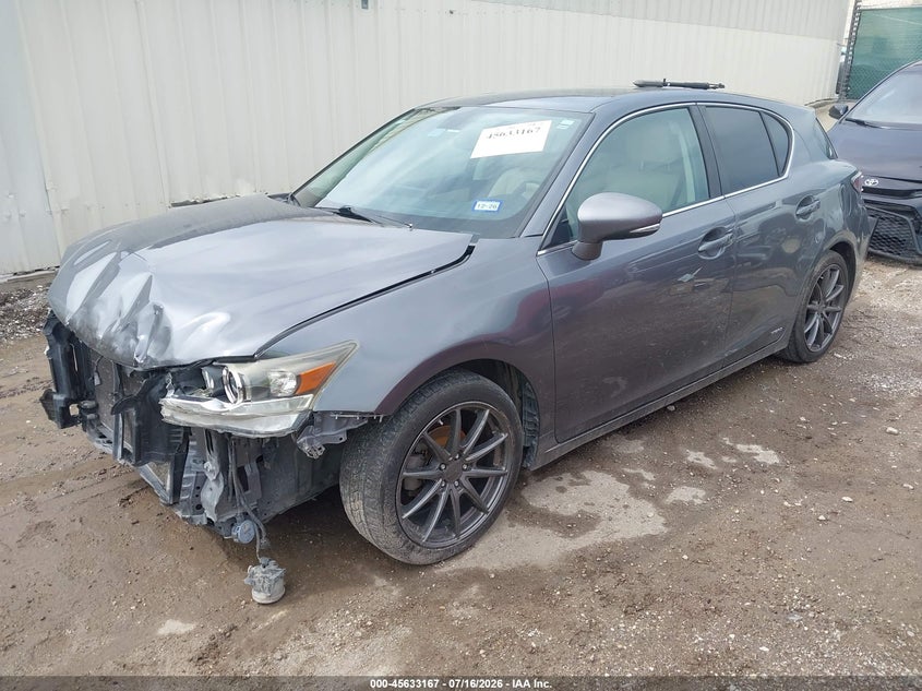 Vin: jthkd5bh1e2188910, lot: 46131633, lexus ct 200h 20142