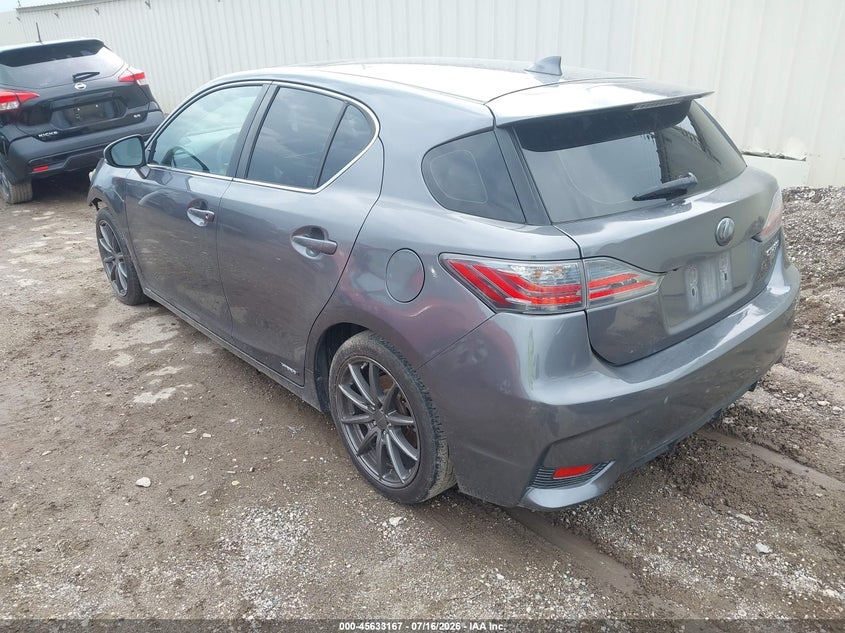 Vin: jthkd5bh1e2188910, lot: 46131633, lexus ct 200h 20143